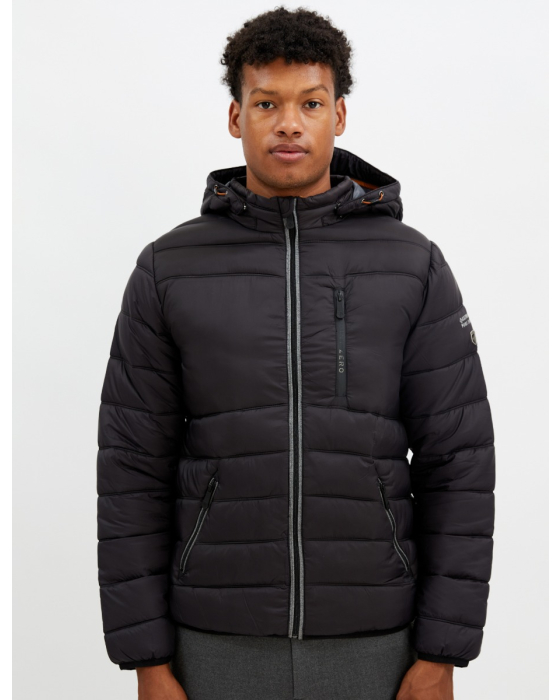 Vegan 3-Pocket Packable Polyfill Hooded Puffer Jacket by Point Zero