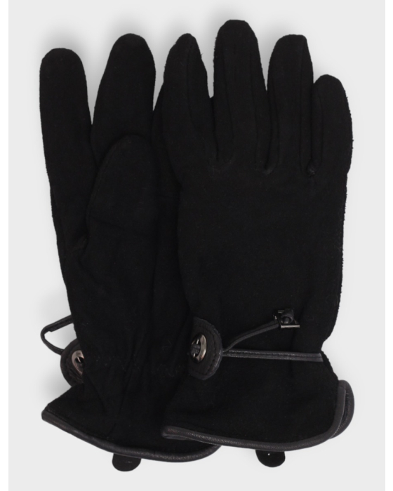 Genuine Deerskin Winter Gloves With Adjustable Straps By Auclair.