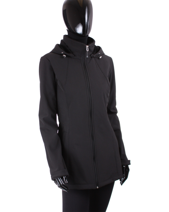 Solid softshell fully lined with cozy pile
