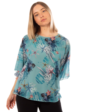 Printed top by Froccella