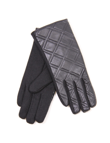 Warm quilted gloves