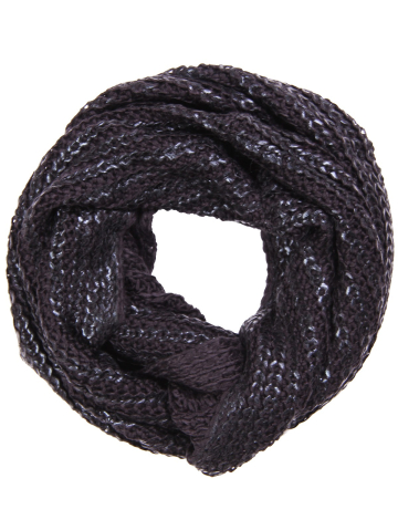Solid loop knit infinity scarf by Sara Jane