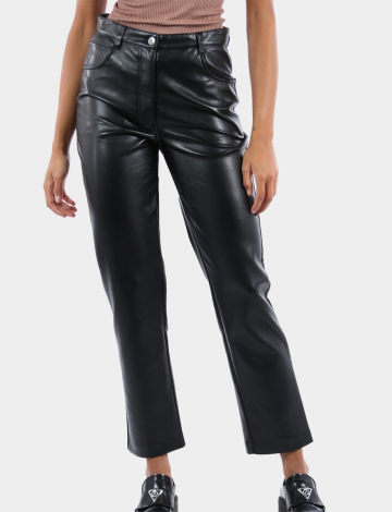 faux leather pants by Carré Noir