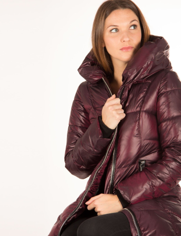 Glossy puffer coat by Sicily
