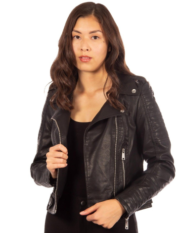 Faux leather jacket by Vero Moda