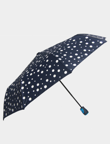 Parapluie Compact Changeant De Couleur Avec Motif À Pois Par Up-Brella (208-3803A 2373320 Taille Unique MARINE)