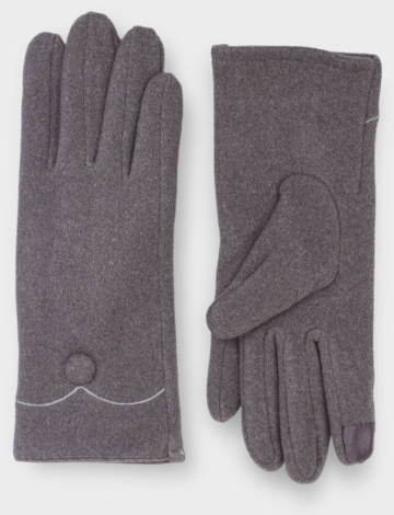 stretchy, soft-finish gloves with touchscreen fingertips by saki