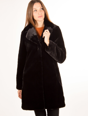 Faux fur coat by Portrait