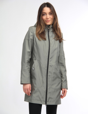 Women's Raincoat with removable adjustable Hood by Portrait