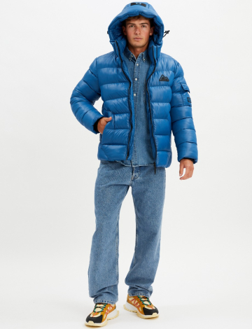 Weatherproof Eco-down High Density Nylon Puffer Jacket by Point Zero