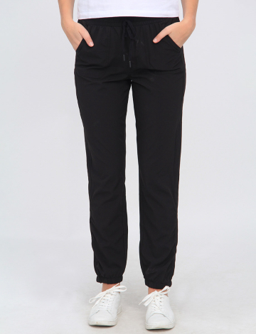 Vegan Stretchy Jogger Ankle Pants By Point Zero