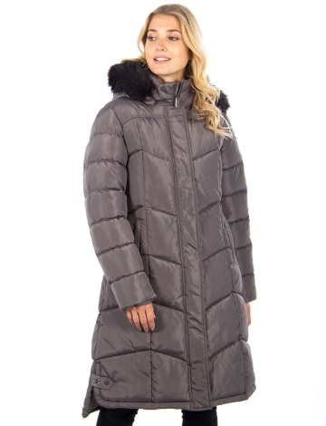 Chevron quilted coat by Big Chill
