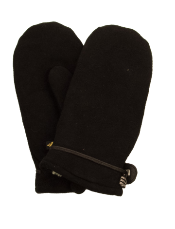 Suede leather mitt with cozy fingers by Auclair