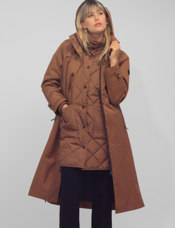 3-in-1 Versatile Multi-Layer Long Hooded Raincoat by Frandsen