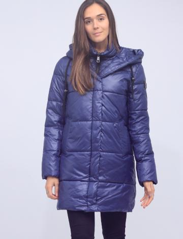 Vegan Hooded Cire Coat with Inner Zip-up Bib Made From Recycle Materials by Loop