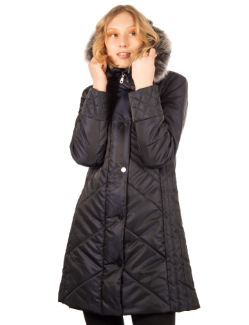 Multi-quilted coat by Styla Studio
