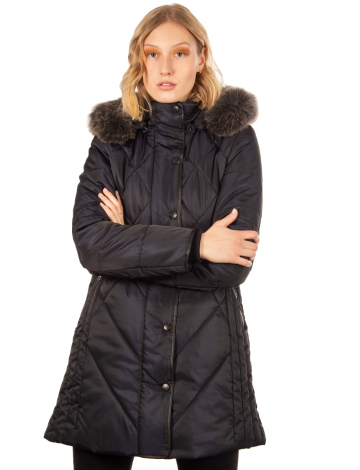 Multi-quilted coat by Styla Studio