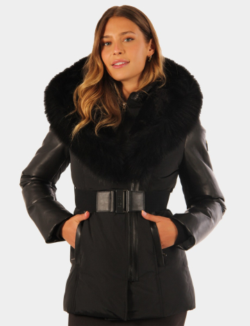 Fur trimmed Winter Coat by Sokos