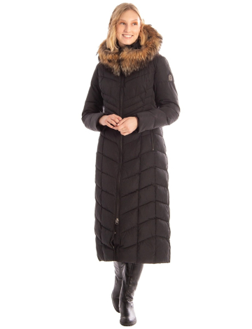 Long quilted coat by Sokos