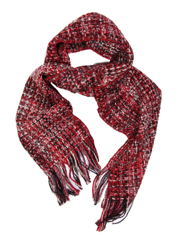 Basketweave knit scarf by Manteaux Manteaux