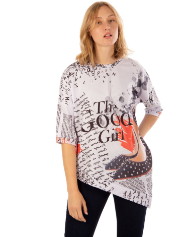 Printed top by Froccella