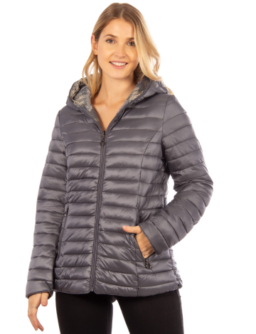 Reversible puffer jacket by H & D