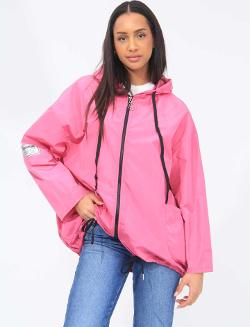 Short Hooded Ultralight Windshell Jacket by Froccella