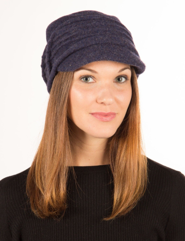 Pleated peak hat by Canadian Hat