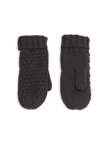 Solid knit mittens by Mod Atout