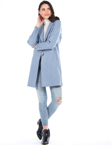 Long trendy coat by Only
