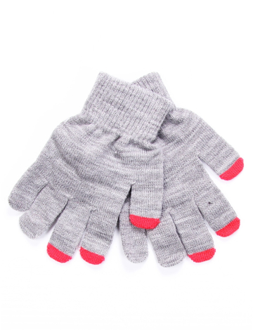 Onesize knit texting gloves by Only