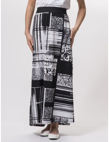 Printed Maxi skirt by Amani Couture