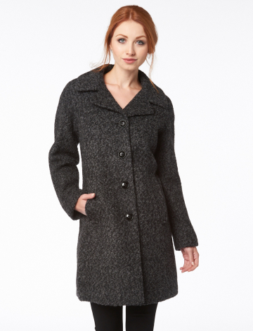 Wool blend tweed jacket by Anne Klein