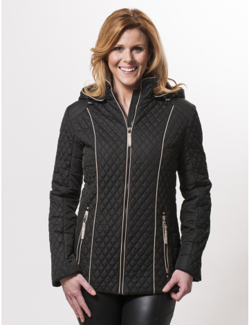 Multi quilt jacket by Apropos