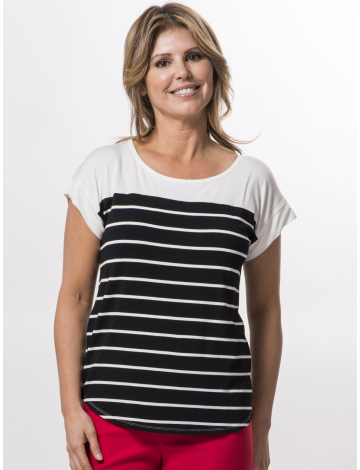 Stripe top by Cable & Gauge