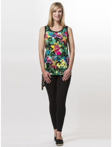 Multi-color floral tunic by Cable & Gauge