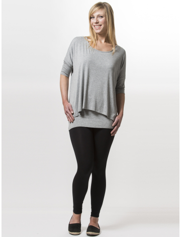 Solid scoop neck popover tunic by Cable & Gauge