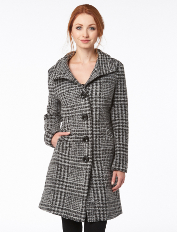 Single breasted houndstooth jacket by Froccella