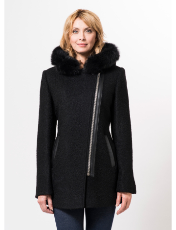 Wool blend Swing coat by Niccolini