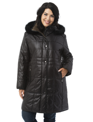 Plus size Moonglow coat by Fennelli