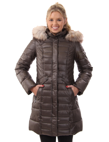 Lightweight frosted polyfill jacket by Novelti