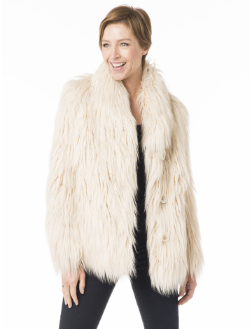 Shaggy faux fur jacket by Nuage
