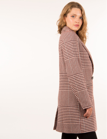 Classic Houndstooth coat by ONLY