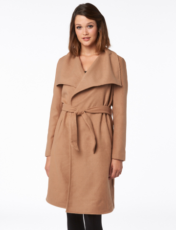 Lightweight & stylish wrap coat by ONLY