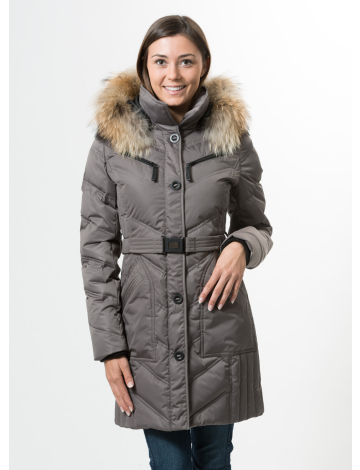 Belted down jacket by Oxygen