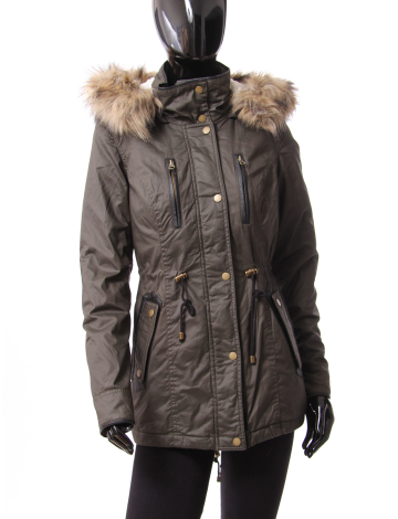 Cire parka with faux fur trim by Sebby