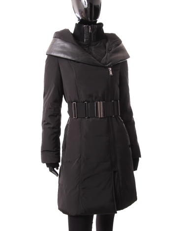 Matte cire belted coat by Sicily