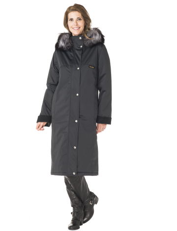 Primaloft coat with genuine fur trim by Valanga