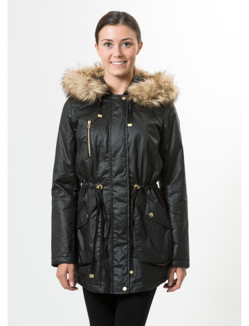 Lightweight parkas with pile lining by Vera Moda