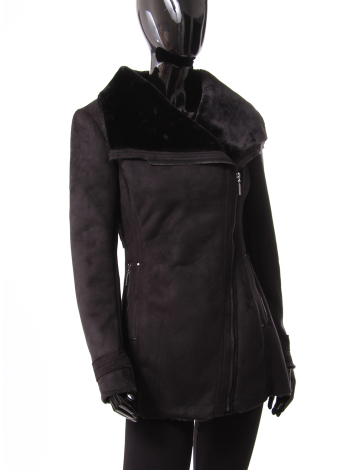 Faux shearling coat by Weatherproof